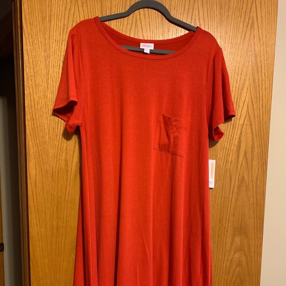 2XL Red Swing Dress - NWT